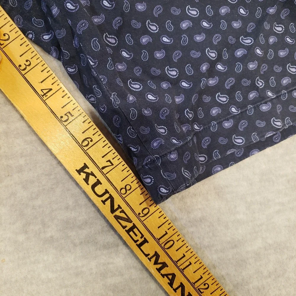 Brooks Brothers‎ Bermuda Shorts Mens W40 Navy Paisley Cotton Stretch Chino Golf